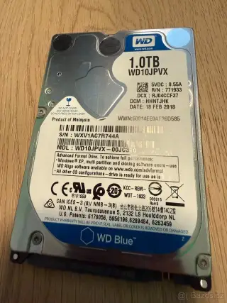 P> HDD 1TB WD Blue 2,5"