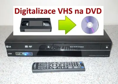 VHS-DVD rekordér LG RCT689H