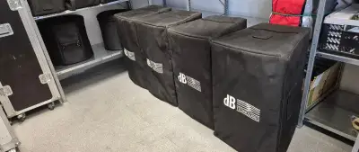 Prodej část profi PA system 2x sub dB Technologies S118