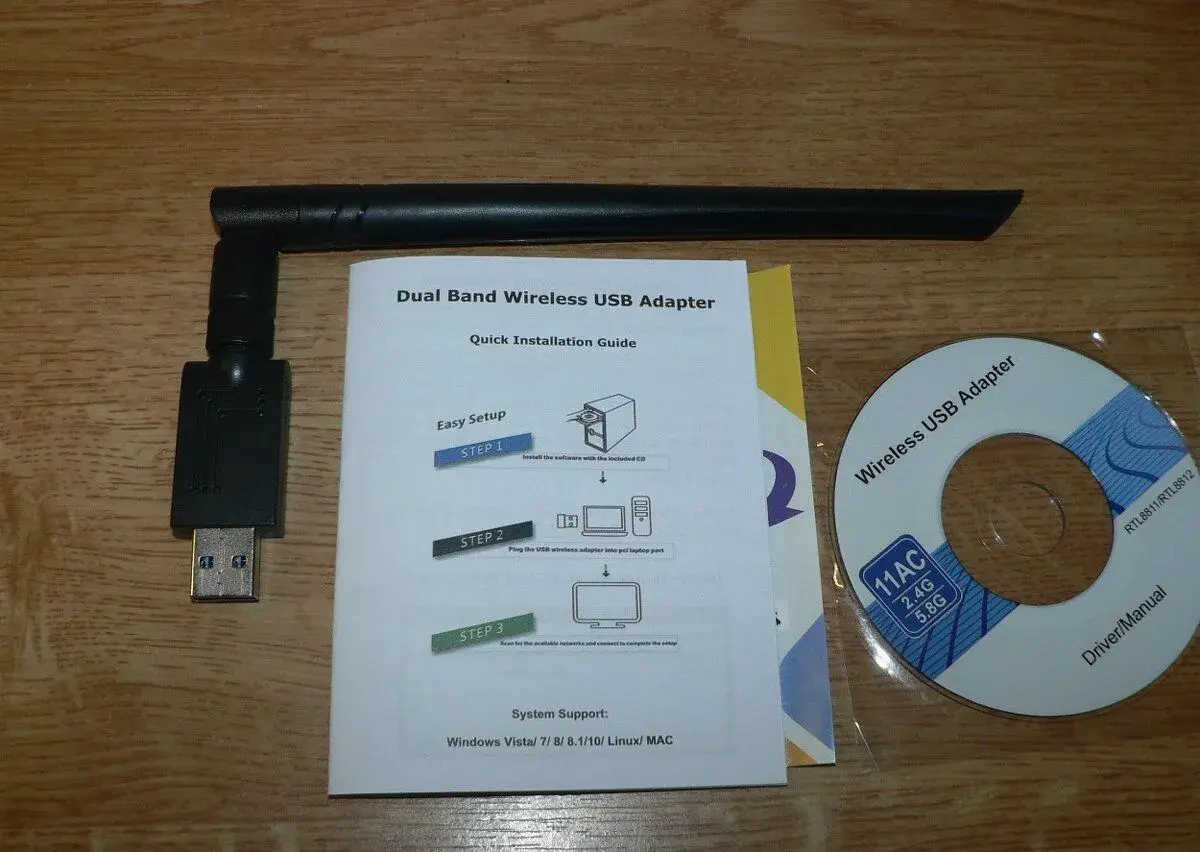 Wi-Fi USB 3.0 AC-1200Mbps adaptér-2,4+5,8 GHz