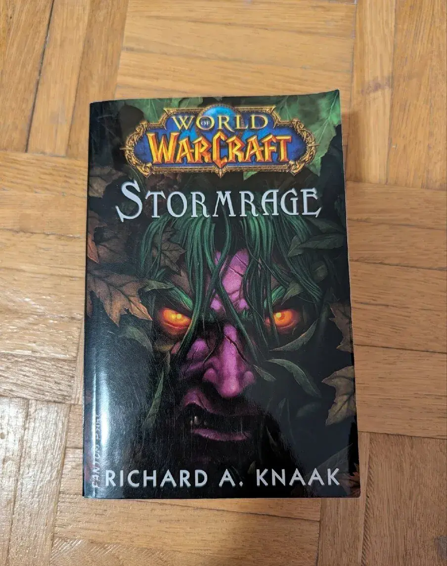 Warcraft kniha Stormrage – výborný stav