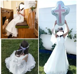 Bílé slavnostní šaty