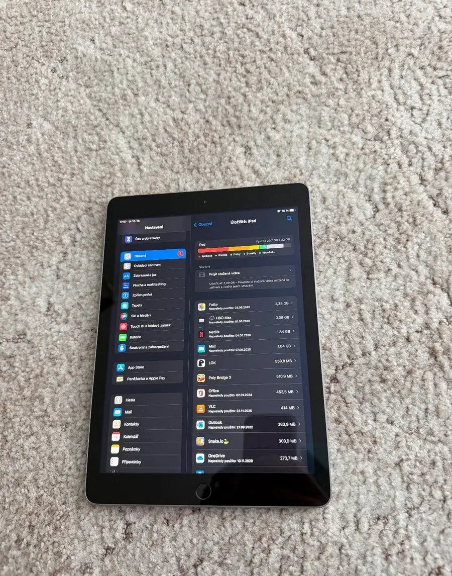 iPad 5.generace a1823, 32GB