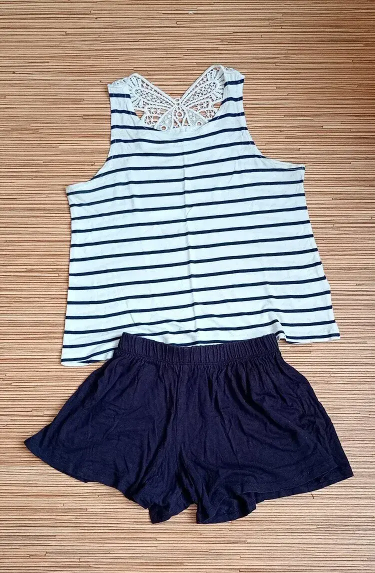 Tričko s kraťasy H&M 122-128
