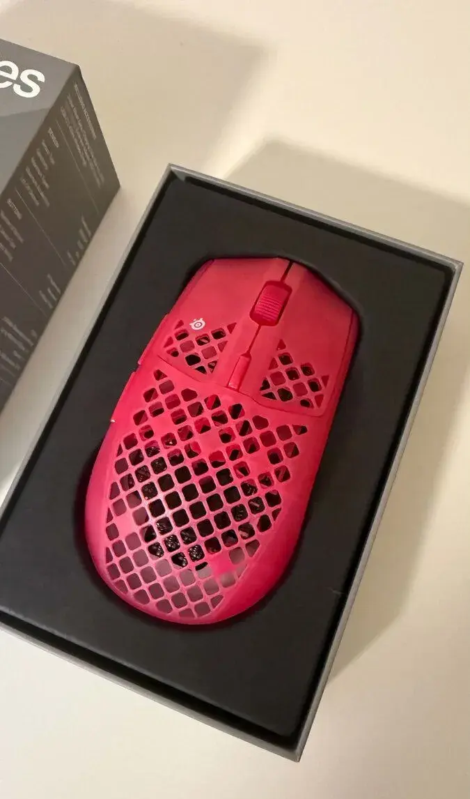 SteelSeries Aerox 3 Wireless (Gen 2), růžová