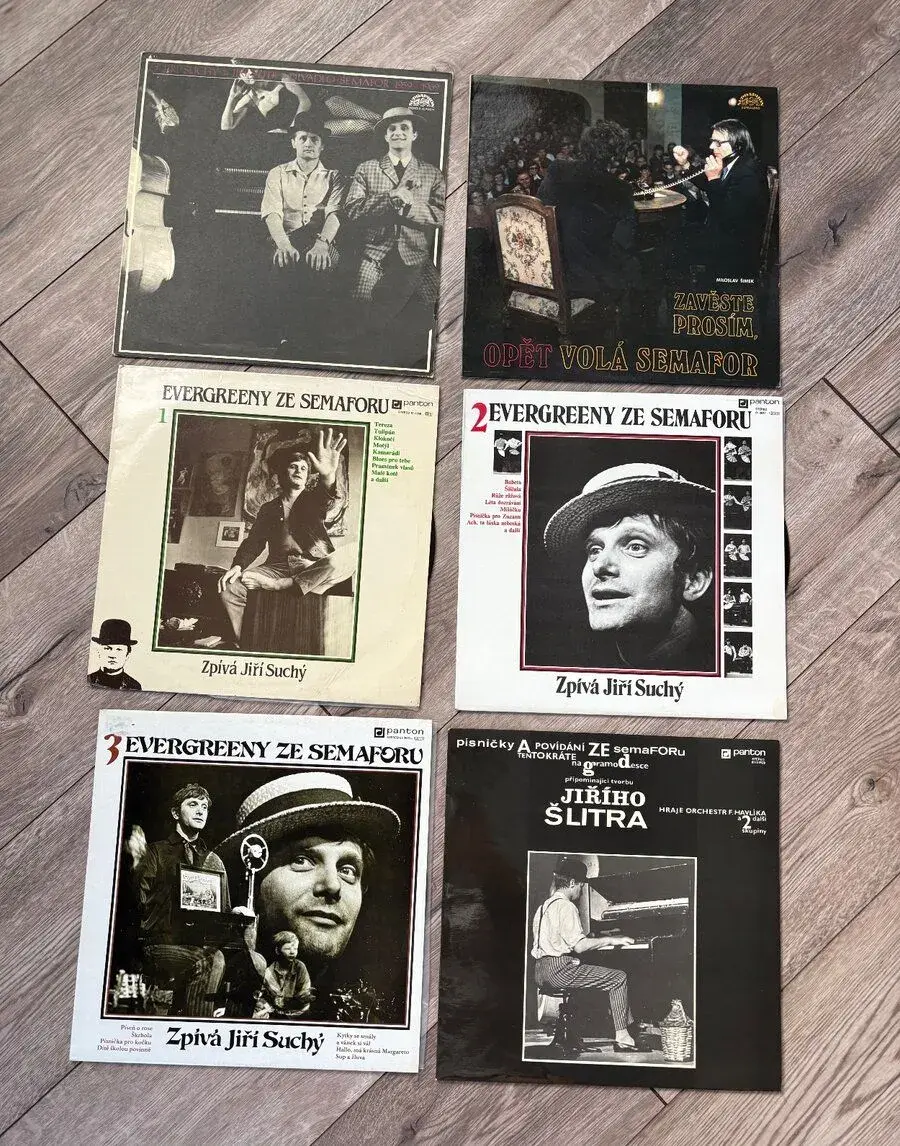 Sada 6LP - Jiří Suchý, Jiří Šlitr / Divadlo Semafor