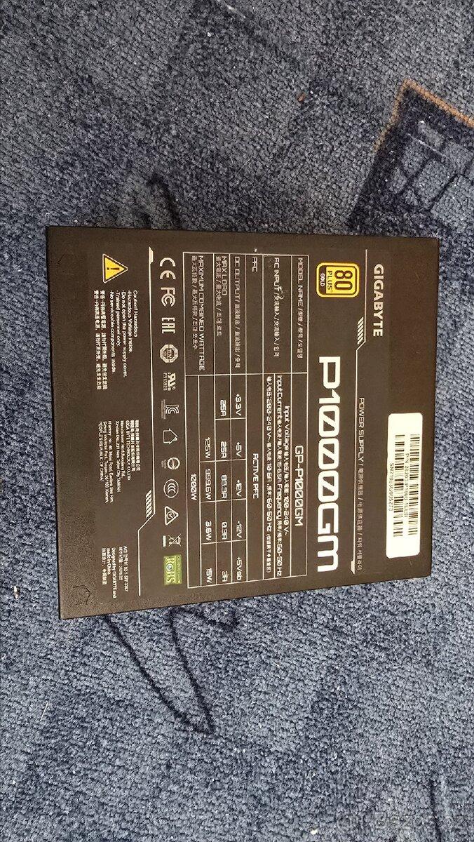 PC zdroj gigabyte 1000W