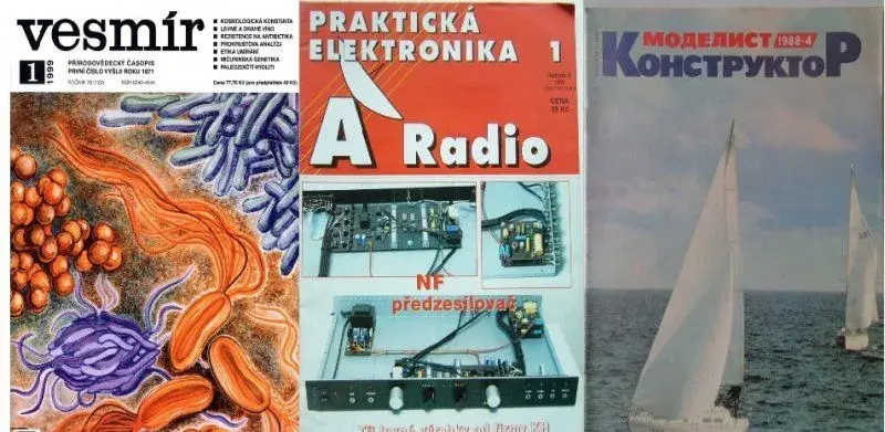 časopisy Vesmír, A Radio a Modelist Konstruktor