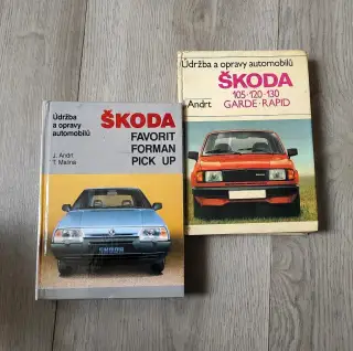 2ks Knihy Údržba a opravy automobilů