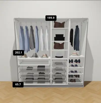 IKEA PAX SESTAVA