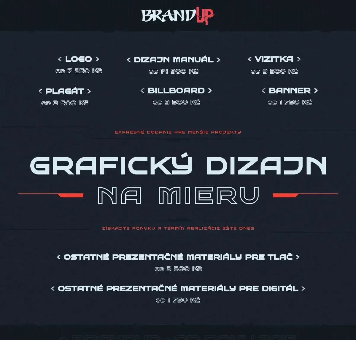 Grafický design a tvorba identity na míru – Freelancer
