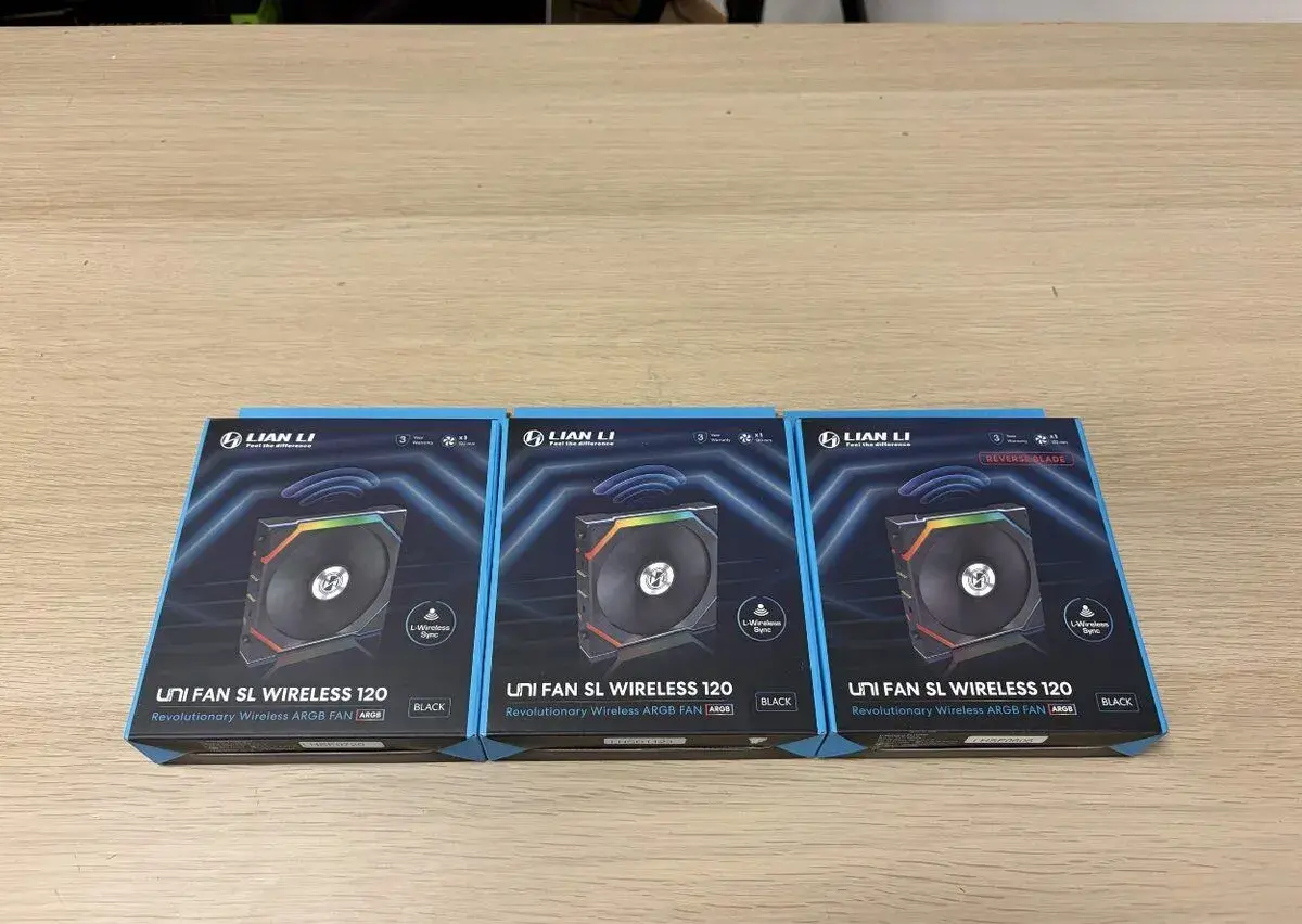 3x Lian Li Unif Fan SL Wireless 120