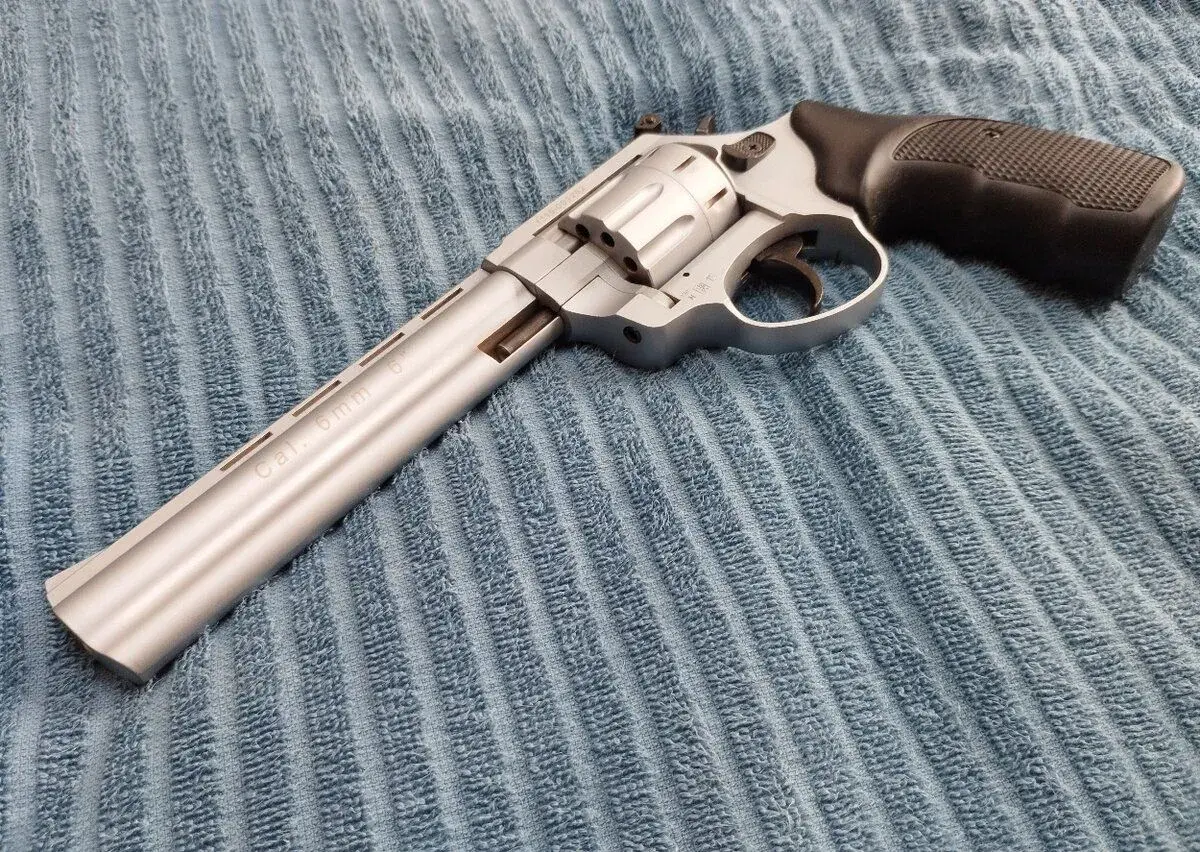 Flobert revolver ATAK ARMS 6" cal. 6mm - satén