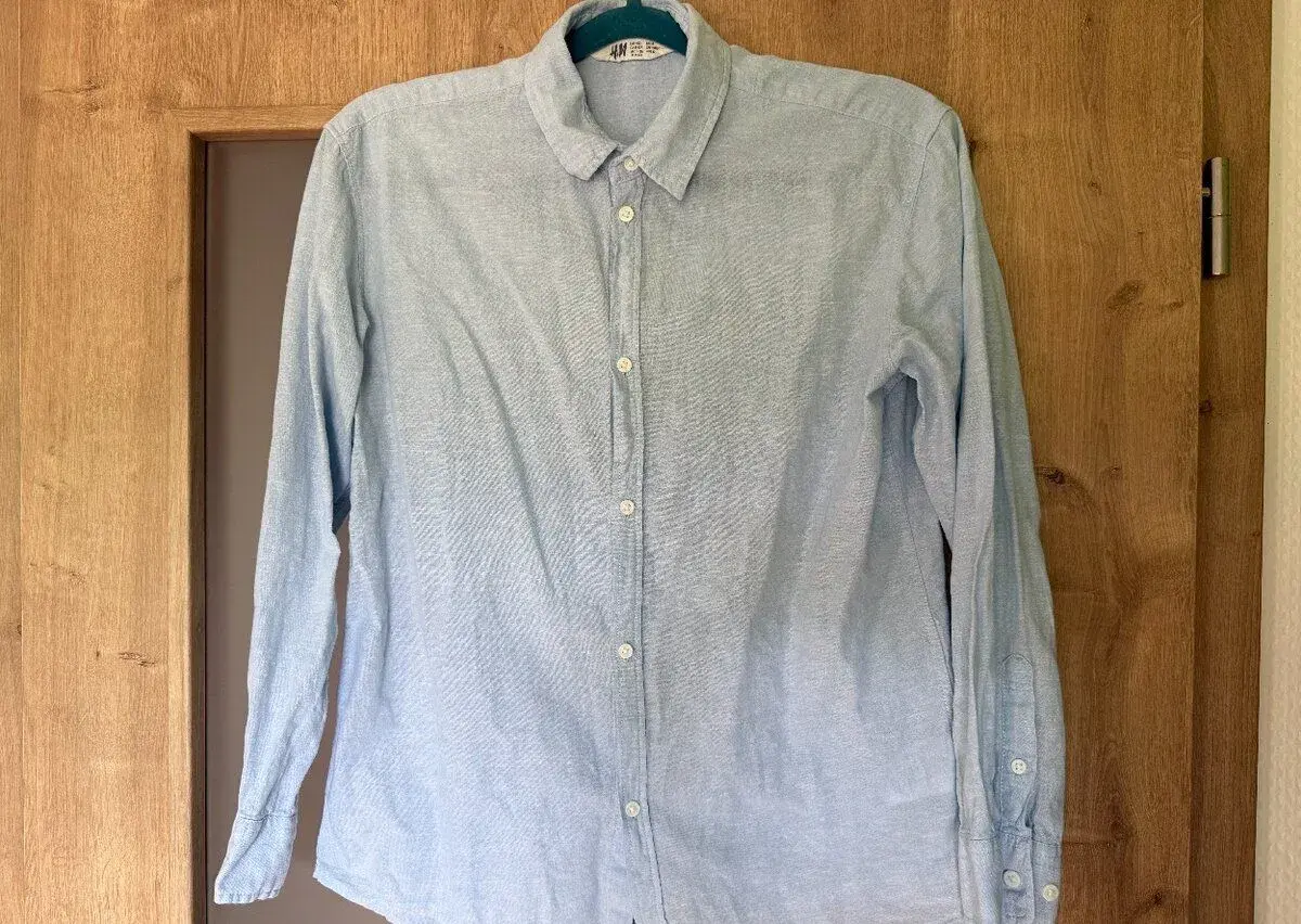 Klučičí chlapecká lněná košile H&M 152 top stav