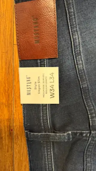 džíny Mustang - Vegas Slim 34/34
