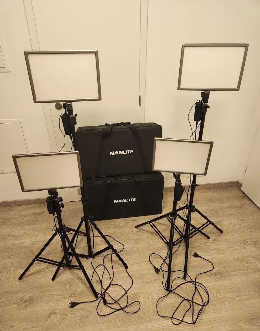 2x Nanlite Sada 2 LED světelných panelů