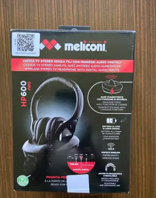 Sluchátka Meliconi HP 600 Pro (497313) černá