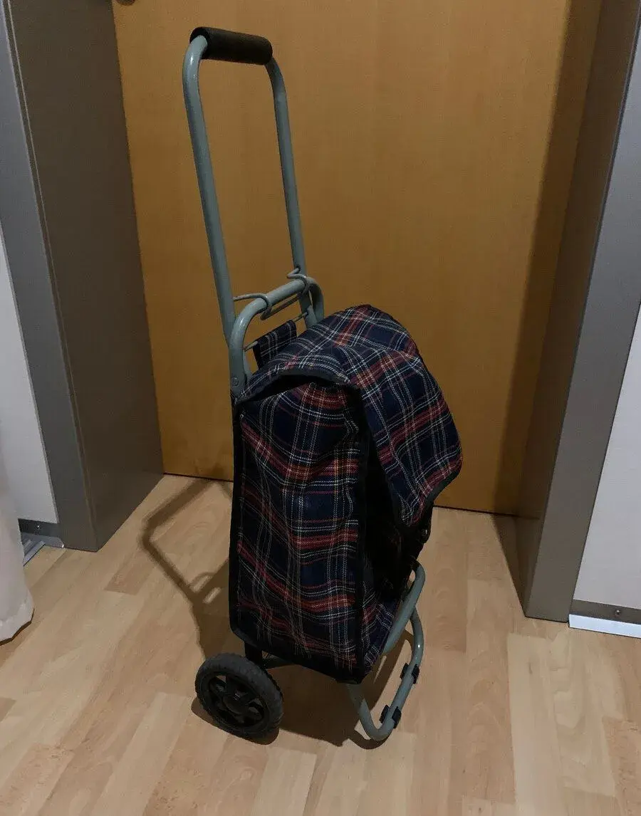 Skládací tašku na kolečkách