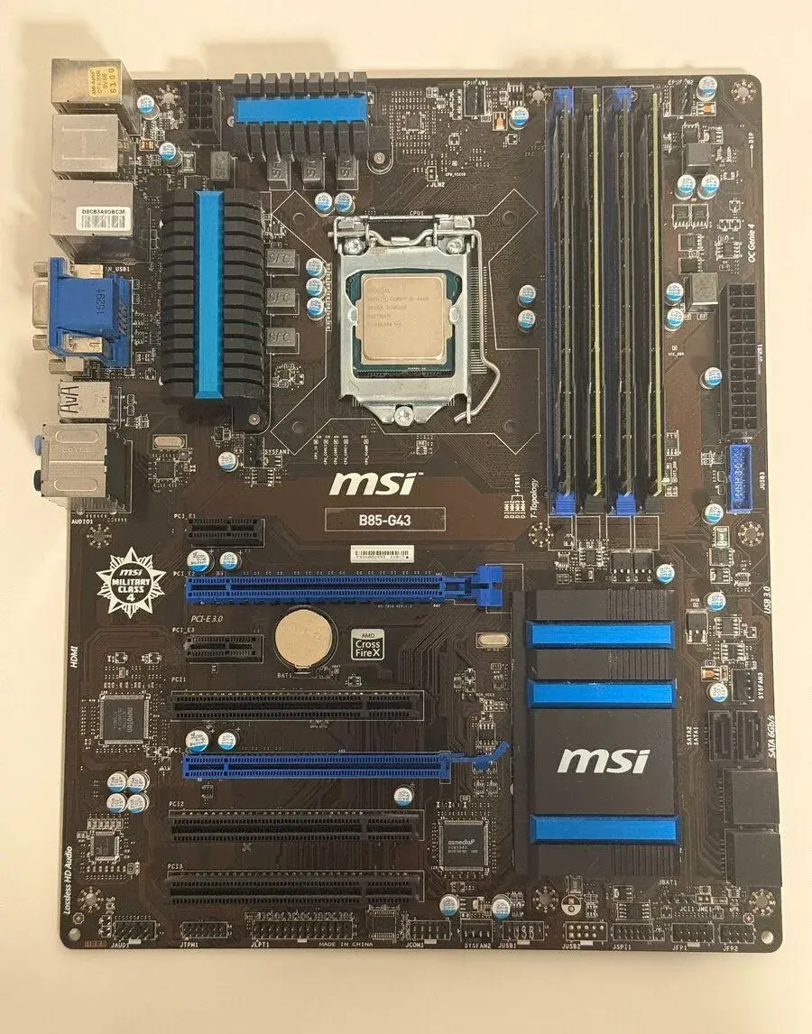 MSI B85-G43 + i5-4460 + 16GB DDR3 | SET