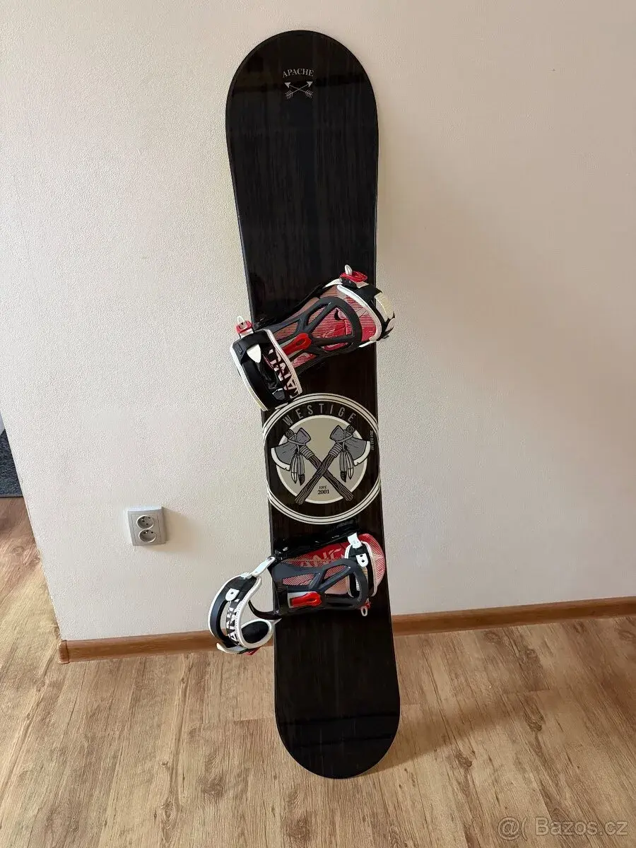 NOVÝ Snowboardový komplet Westige Apache + vázání Gang