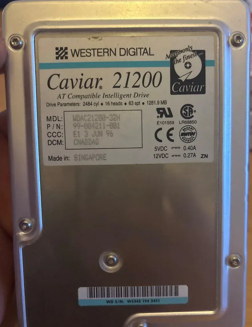 Pevný disk Western Digital Caviar