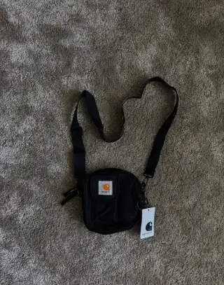 Carhartt malá crossbody taška- černá, s visačkami