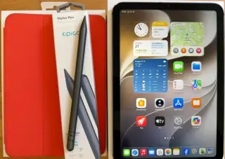 Apple iPad mini 256GB Cellular, obal, stylus, klávesnice