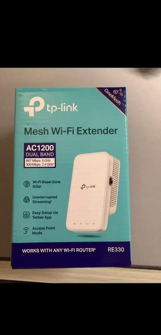 TP-Link RE330 Mesh Wi-Fi Extender (AC1200)