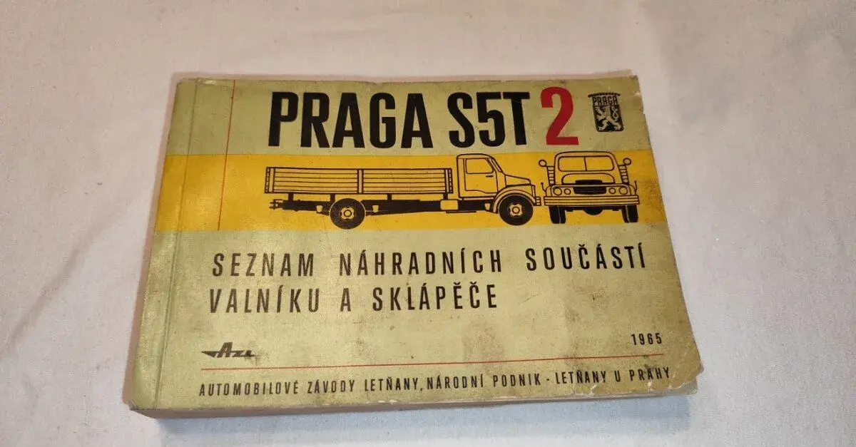 Praga S5T - katalog náhradních dílů