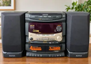 Hudební věž Daewoo AMI-311M + 2 reproduktory