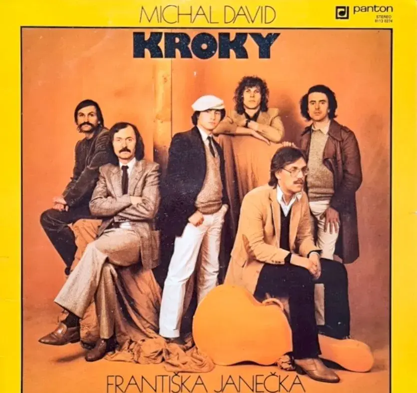 Michal David, Kroky Františka Janečka - 1982 VG LP , VYPRANÁ