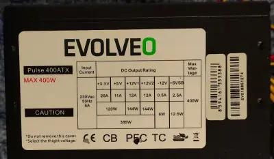 Napájecí zdroje do PC | FSP Fortron 300 W | EVOLVEO 400 W