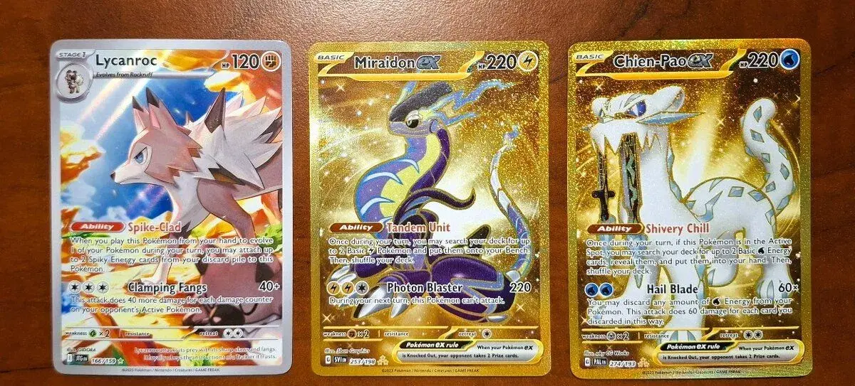 Originální Pokémon karty ex