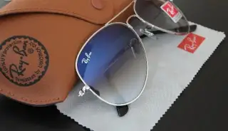 Ray Ban Aviator 3025 Stříbrné obroučky / Gradálová skla
