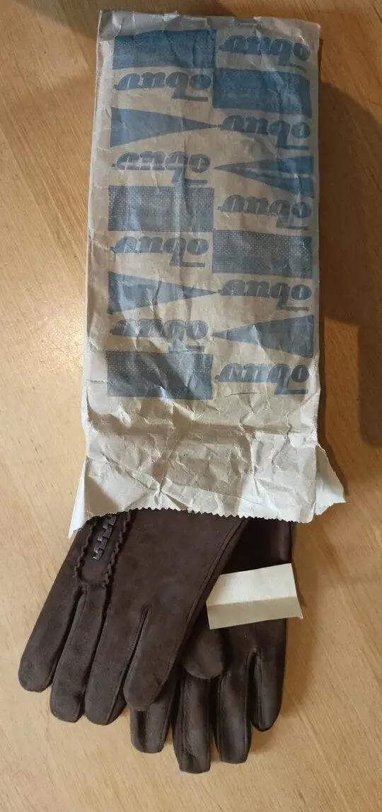 Retro kožené rukavice ČSSR vel. 8,5 – NOVÉ