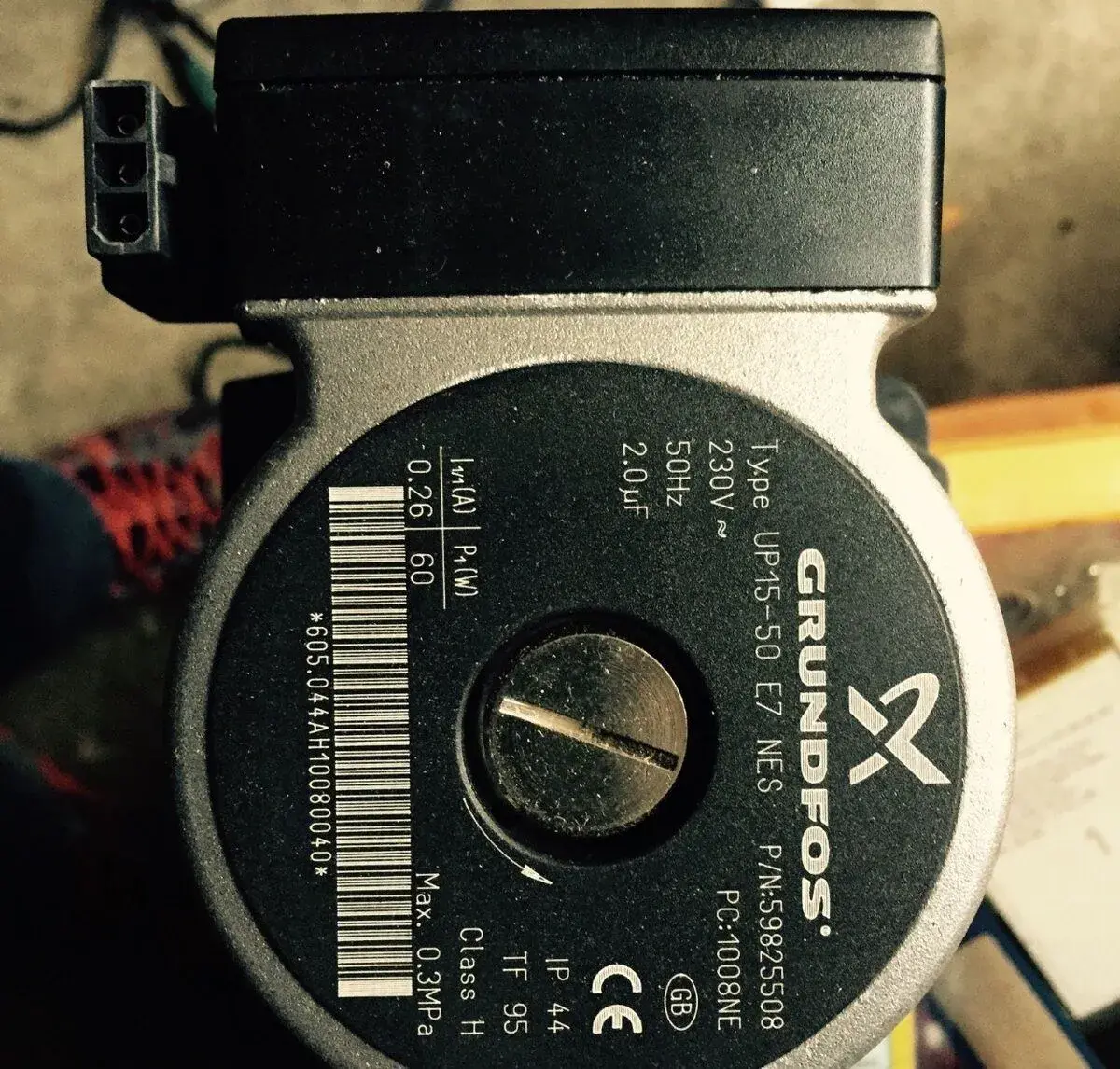 Grundfos UP -15-50, kotlové čerpadlo