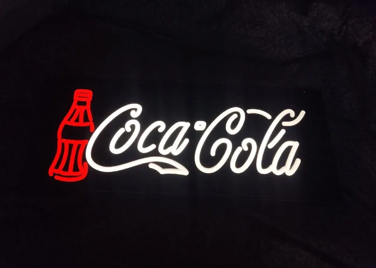Svítící reklamní cedule Coca-Cola (Key Company)