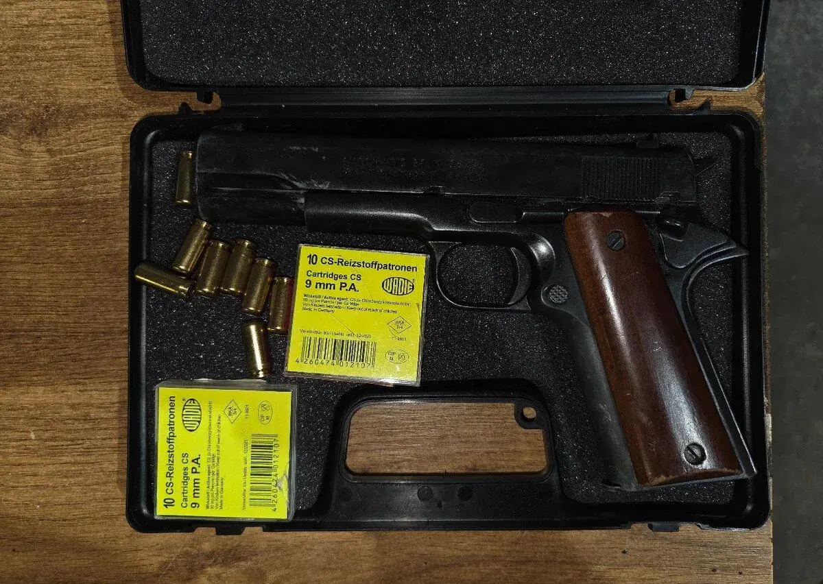 9MM pa Colt 1911 plynovka