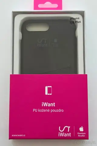 Kožené pouzdro na iPhone 7Plus a 8Plus