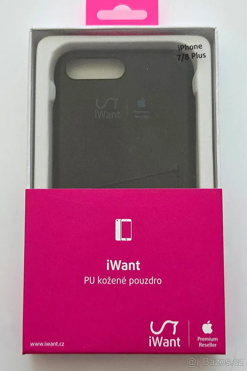 Kožené pouzdro na iPhone 7Plus a 8Plus
