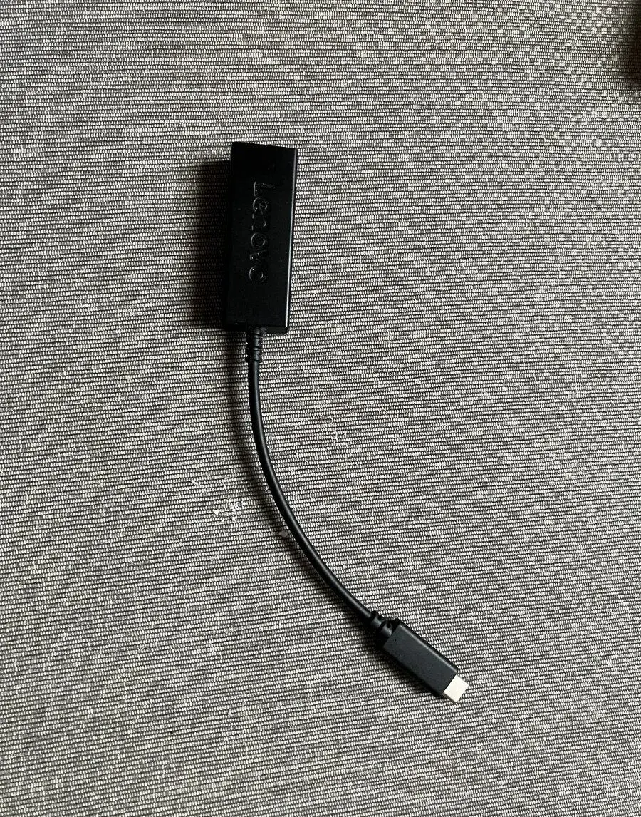 IBM thinkpad sitove rozhrani usb-c -> utp