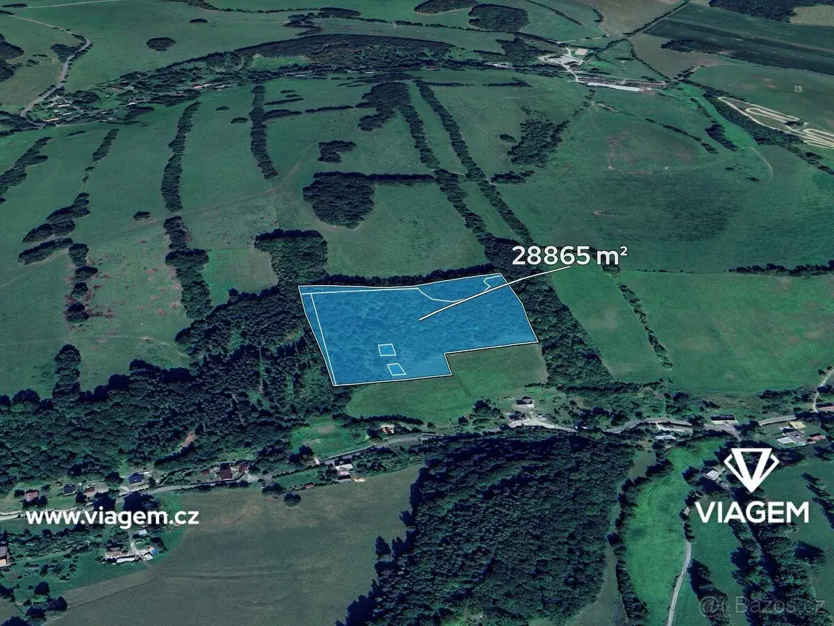 Les 28 865 m², Podíl 20 % o výměře 5 773 m²