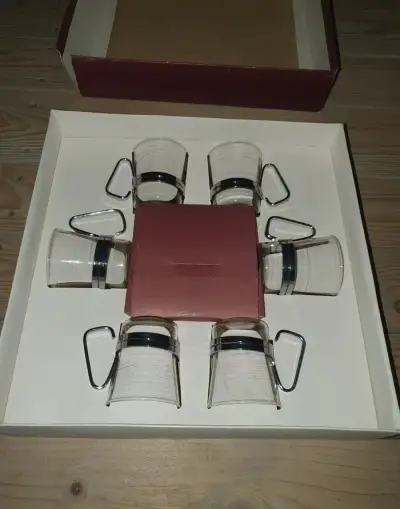 RETRO KÁVOVÉ SKLENIČKY
