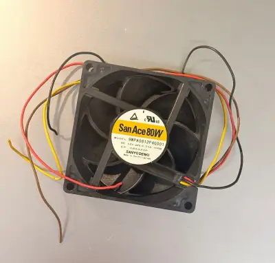 ✅ Sanyo Denki SanAce 80W IP68 12V – nové, 15 ks