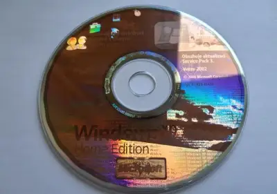 DVD Windows XP Home Edition SP3 operační systém