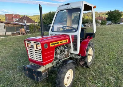 Malotraktor YANMAR YM1401D s pluhem, čertem,sazeč brambor
