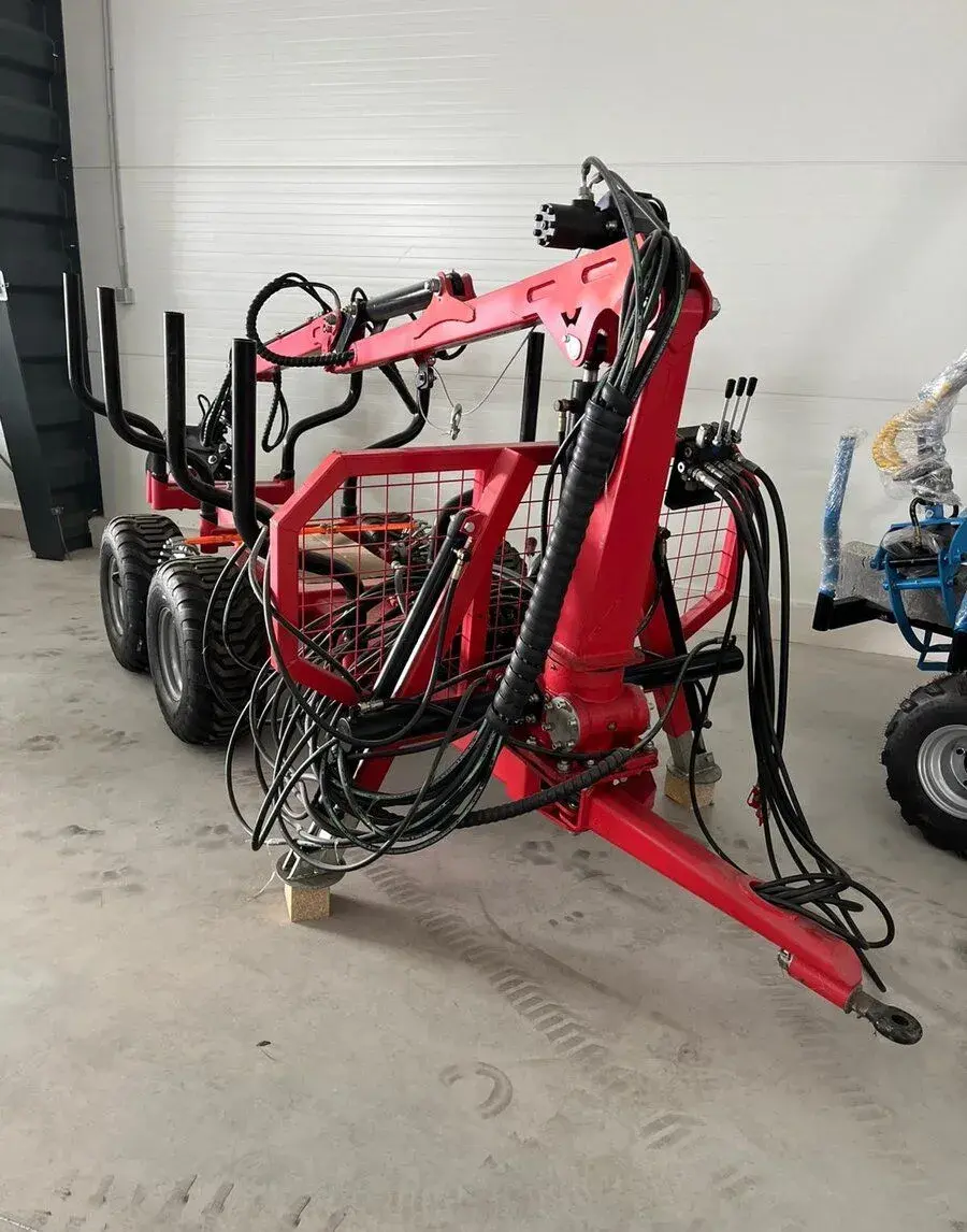 vyvážečka na dřevo, hydraulická ruka , valník za traktor