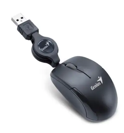 Genius Micro Traveler – kompaktní cestovní myš USB