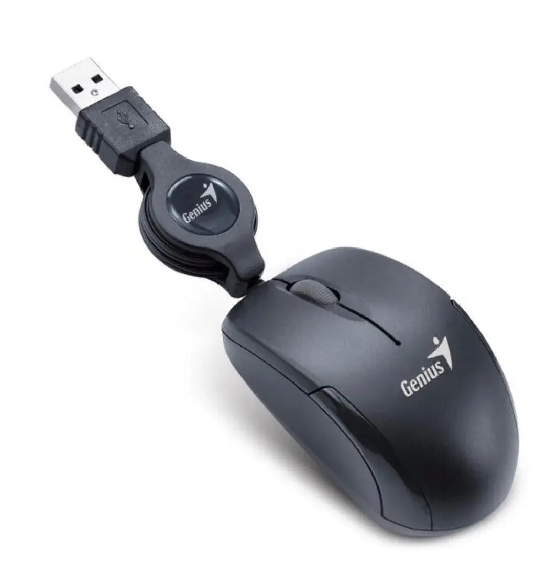 Genius Micro Traveler – kompaktní cestovní myš USB