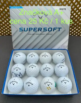 Hrané golfové míčky pouze Callaway Supersoft